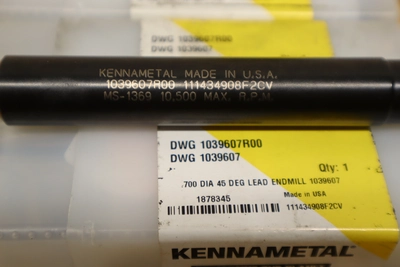 Used KENNAMETAL 1039607 Other Cutting Tools Minnesota US | Machinesused.com #1306541
