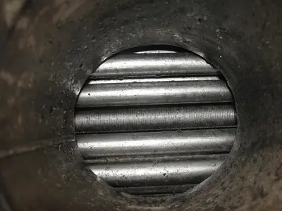 SPC7480  Heat Exchanger 370 sq.ft. Isotherm shell and tube heat exchanger, 100 psi shell, 250 psi internal, Stainless Steel