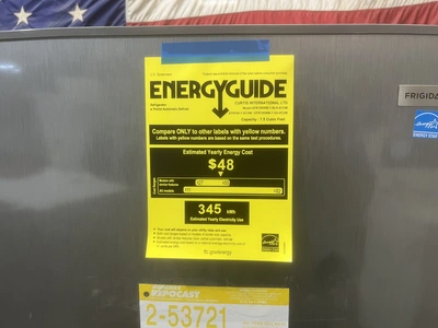 Used FRIGIDAIRE 7.5 CUBIC FEET Refrigerators Michigan US | Miedema Asset Management Group #1334895