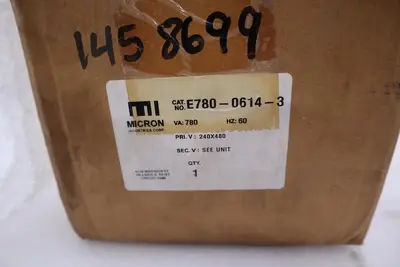 NEW MICRON TRANSFORMER E780-0614-3 STOCK H1030