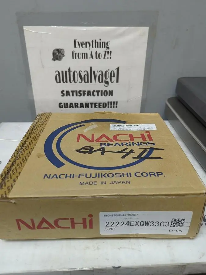 New | in-Stock NACHI 22224EXQW33C3 Bearings | Surplus Asset Holdings #1192608