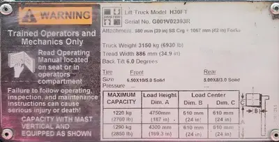 Used 2017 HYSTER H30FT Misc Forklifts Illinois US | Somerset Equipment Sales #1543051
