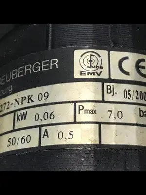 USED KNF NEUBERGER PJ 15272-NPK 09