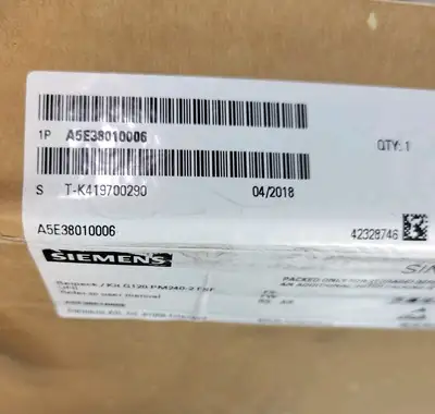 Siemens G120 PM240-2 FSF Sinamics power module Beipack Kit Loc4E37