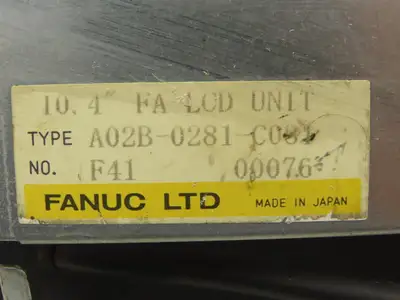 Fanuc A02B-0281-C081 CNC HMI Controller Panel Display Monitor Series 18i-TB
