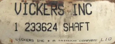 NEW VICKERS 233624 HYDRAULIC PUMP KEYED SHAFT