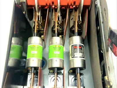 USED SQUARE D BY SCHNEIDER ELECTRIC SER. E1 FUSIBLE PANELBOARD SWITCH UNIT 3-POLE 200A 600VAC