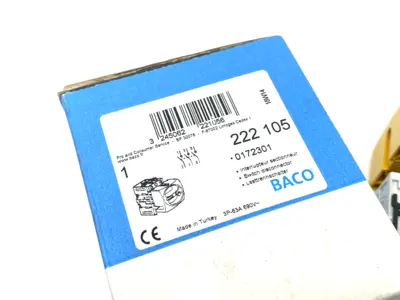 New | in-Stock BACO Emergency Disconnect Switch 4-Poles, 63A Current 222 105 Relays & Switches Michigan US | Maverick Industrial Sales #1400762