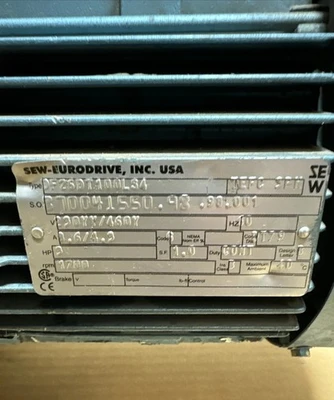 USED SEW-EURODRIVE R60D26DT100LS4