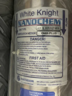 Matheson WK-2500 White Knight Nanochem Gas Purifiers