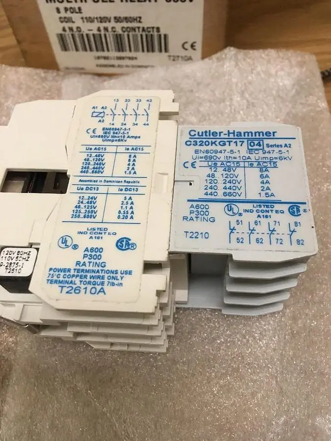New | in-Stock CUTLER-HAMMER D15CR40A Relays & Switches Ohio US | Surplus Asset Holdings #1234475