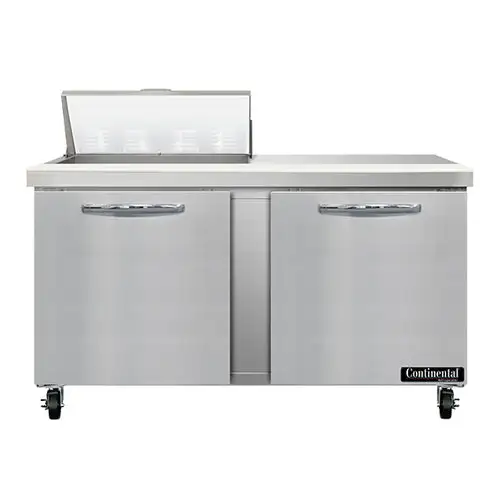 Continental SW60N8 60" Sandwich/salad Prep Table W/ Refrigerated Base, 115v