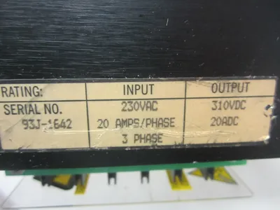 Magnetek MCD800 Power Supply Model P8220 20 Amp 3 Phase