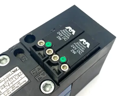 261-208-120-0 | Rexroth Mecman Pneumatik  Pneumatic Solenoid Valve 24VDC Max 10 Bar - Used