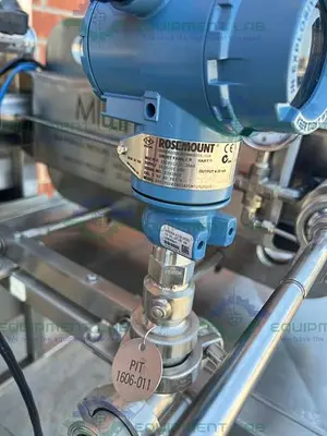 USED MILLIPORE MPODPILOT CP2EA8874 FILTER PRESS SKID W/ E & H PROMASS P FLOWMETER
