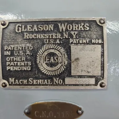 Used GLEASON #6 Gear Testers North Carolina US | Piselli Enterprises #905206