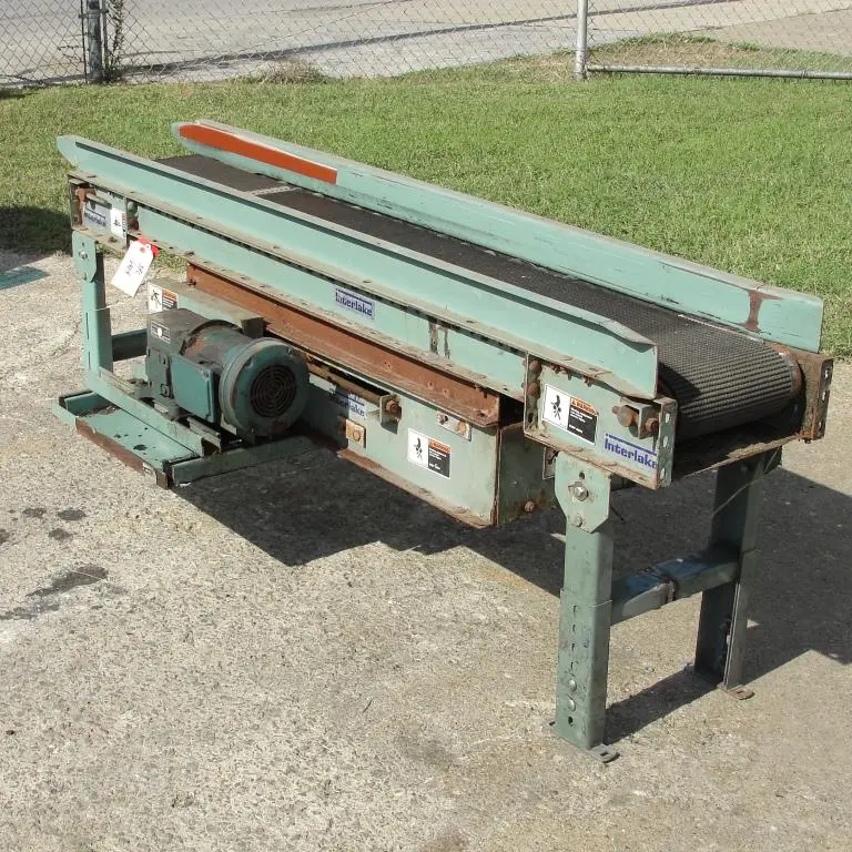 SPC6904  Conveyor Interlake belt conveyor CS, 10" w x 76" l