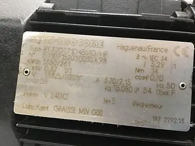 USED SEW EURODRIVE RF32DT71D4BMG/HR