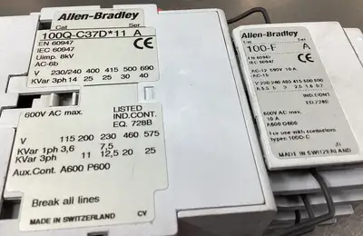 Allen Bradley 100Q-C37D*11 /A Contactor w/ 100-F /A Coil 24VDC 4C-43