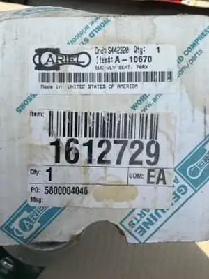 Ariel 70rx Suction Valve Seat PN A-10670