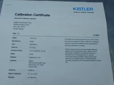 USED KISTLER 5867B0000