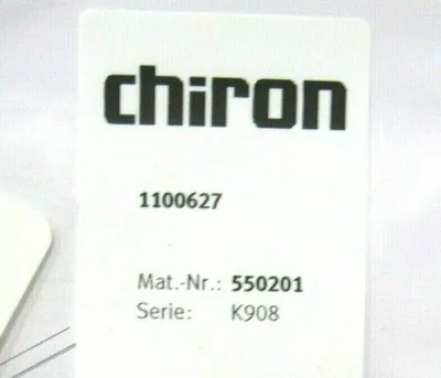 NEW FESTO /CHIRON 1100627 THROTTLE VALVE 550201