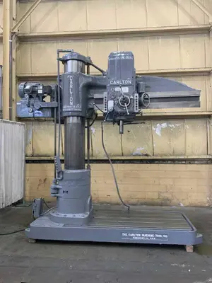 6' X 17" CARLTON MODEL #3-A RADIAL ARM DRILL: STOCK #22070