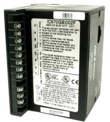 USED GE FANUC IC670GBI002 FIELD CONTROL BUS INTERFACE UNIT