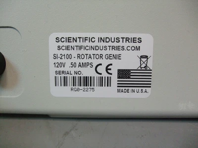 USED SCIENTIFIC INDUSTRIES SI-2100