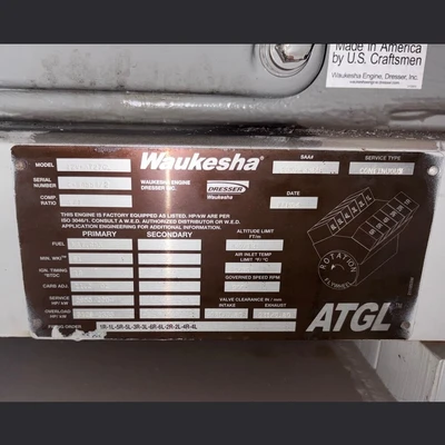 USED 2004 WAUKESHA 12V-AT27GL