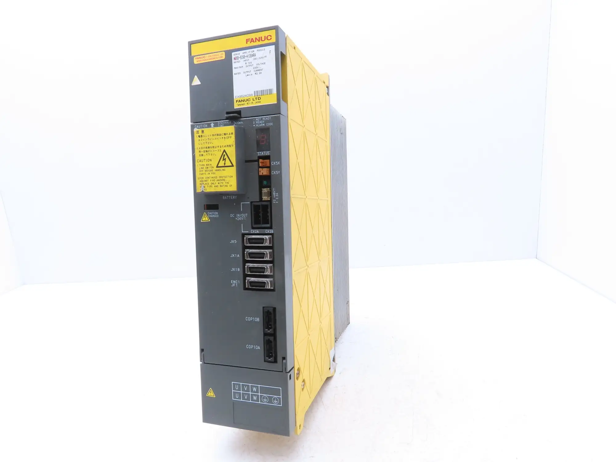 Fanuc A06B-6096-H106#RA F Servo Amplifier Module 230V 9.1 kw Series F