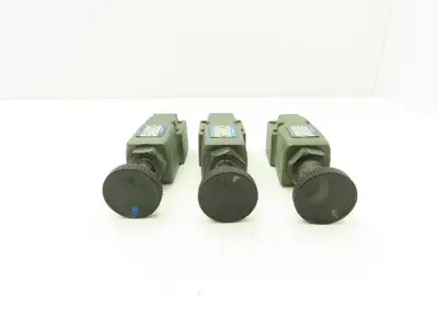 Yuken Kogyo DG-02-C-22 Hydraulic Relief Valve Module Lot of 3