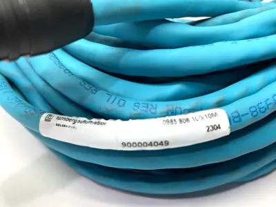 USED LUMBERG AUTOMATION DOUBLE-ENDED CORDSET M12 M TO M 900004049