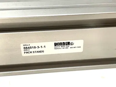 USED DORNER ADJUSTABLE HEIGHT PACK STAND