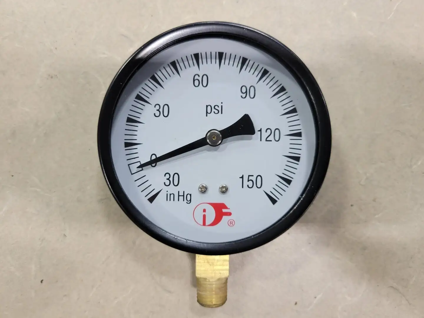 3-1/2 in. Pressure Gauge 30"-0-150 psi