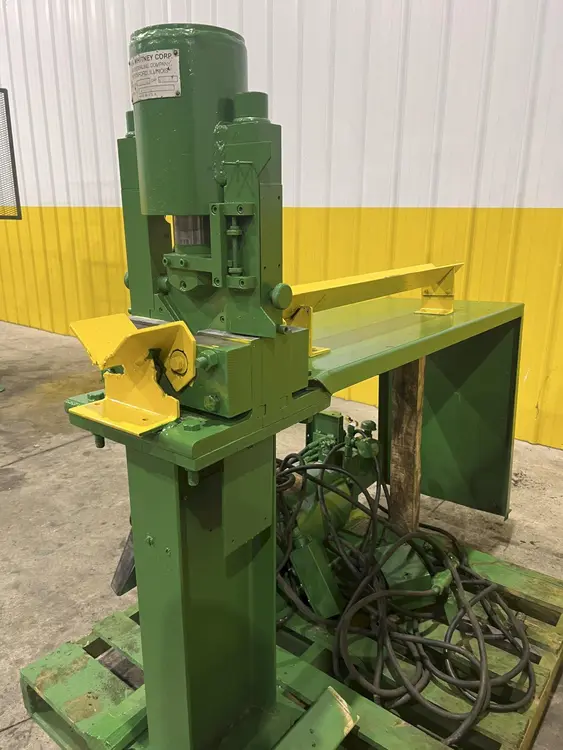 Used W.A. WHITNEY 606-250 Power Squaring Shears (Inch) Ohio US | Yoder Brothers machinery 12 #144181