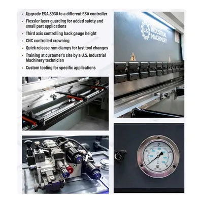 New | in-Stock US INDUSTRIAL USHB22-4C Press Brakes Florida US | Sierra Victor Machinery #262713