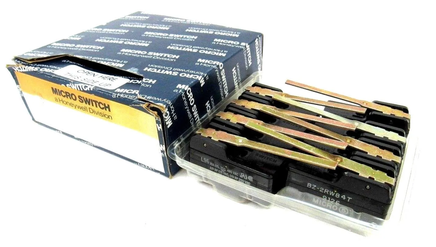 NEW BOX OF 8 HONEYWELL BZ-2RW84T LIMIT SWITCH BZ2RW84T