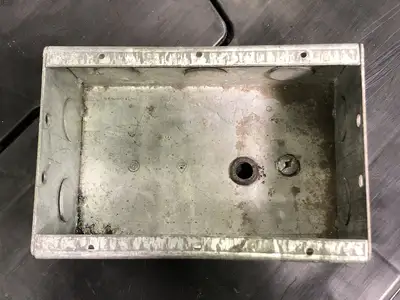 5.5x4" High Voltage Pre-Ganged Masonry Box