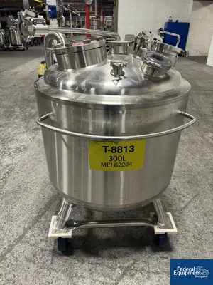 USED Precision 300 Liter Precision Stainless Reactor, 316L S/S, 45/100#