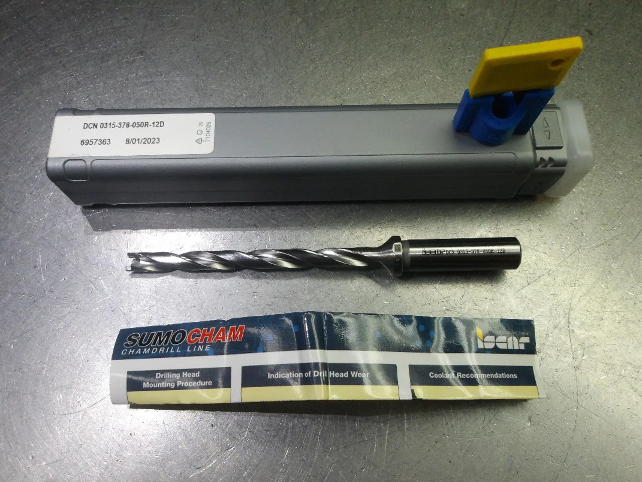 Iscar .315-.35" Coolant Thru Drill 1/2" Shank DCN 0315-378-050R-12D (LOC3637)