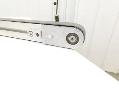 50mm Aluminum Dual Belt Conveyor 40mm Twin Belt 18"OAW 59.5"L No Drive