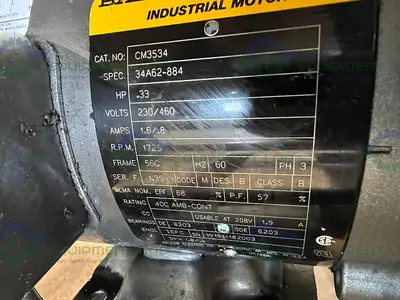USED METAL FABRICATION 50 GALLON JACKETED MIXING TANK W/ SIDE SCRAPER, CONTROLLER
