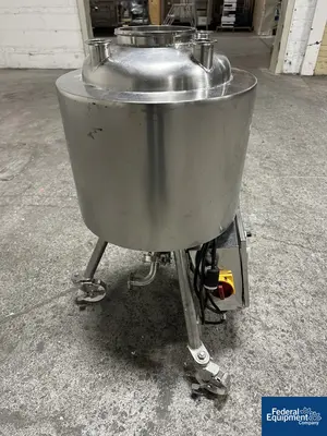 USED Allegheny Bradford 25 Liter Allegheny Bradford Jacketed Receiver Tank, S/S, 40/40#