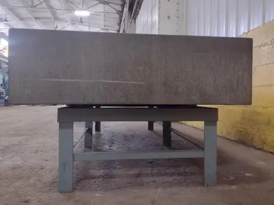 8' X 4' X 14" CHALLENGE PRECISION LAYOUT INSPECTION GRANITE TABLE: STOCK #23797