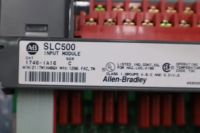 NEW OPEN BOX AB ALLEN BRADLEY 1746-IA16 SLC500 INPUT MODULE SERIES C STOCK H950A