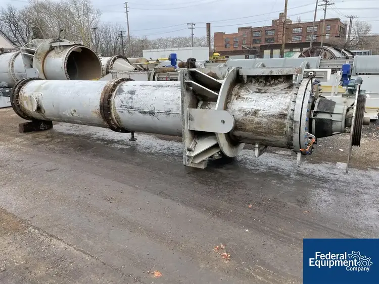 Used Buss ChemTech 150 Sq Ft Buss SMS Thin Film Evaporator, 316L S/S, 32/180# Evaporators Ohio US | Federal Equipment Company #128519