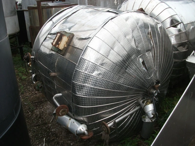 3,000L S/S Jktd J. Serra Mixing Tank 7.5 kW