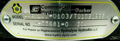 NEW PARKER ICE7100-0103/TD1021965 HYDRAULIC PUMP ICE71000103TD1021965