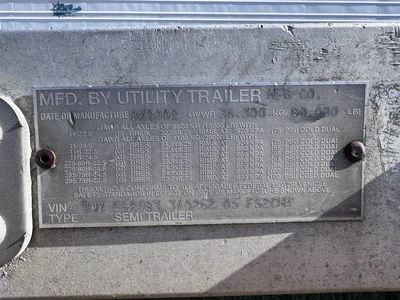 Used 2003 UTILITY FLATBED TRAILER Flatbed Trailers Michigan US | Miedema Asset Management Group #1709485